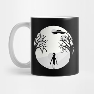 alien graphic universe funny lover enthusiasts space cute Mug